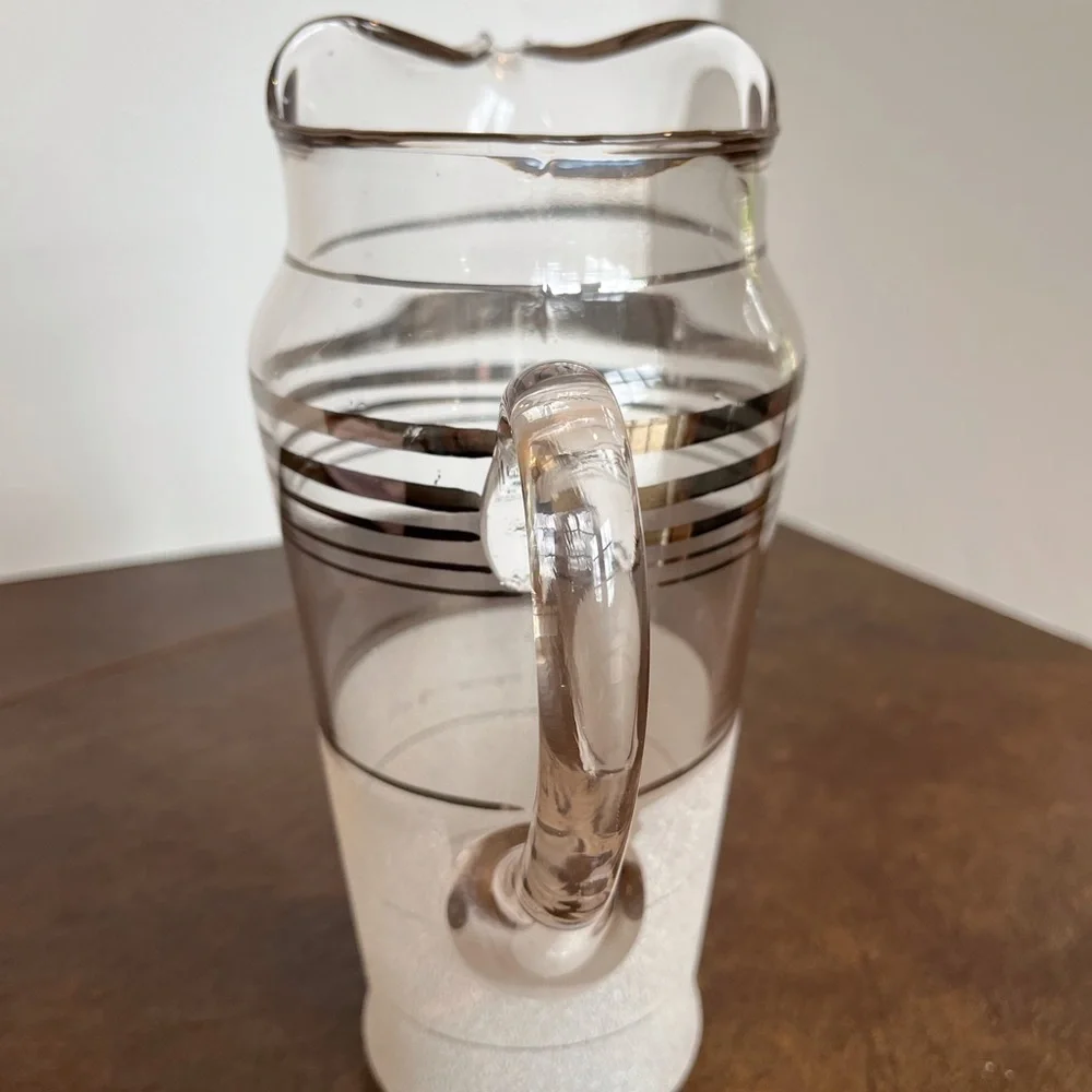 Art Deco Style Cocktail Pitcher